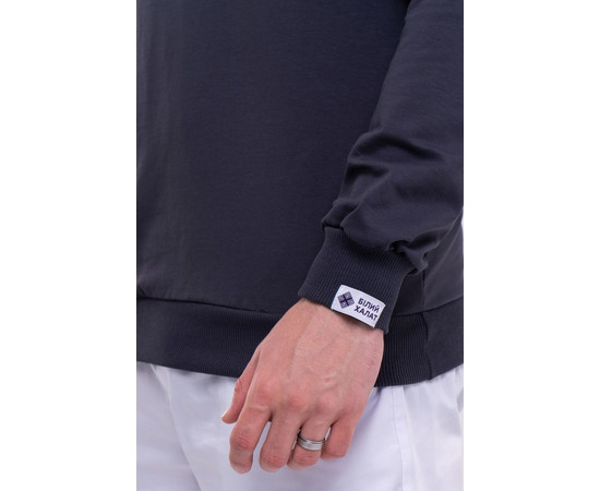 Зображення 3 Медичний світшот Нью-Йорк чоловічий темно-сірий р. L, "БІЛИЙ ХАЛАТ" 360-408-758, Розмір: L, Цвет: темно-сірий