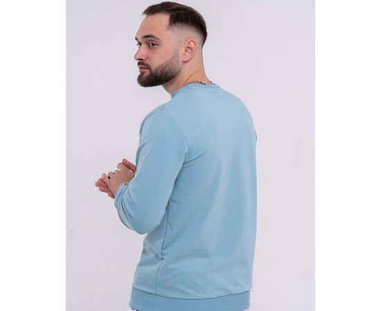 Зображення 2 Медичний світшот Нью-Йорк чоловічий блакитний р. M, "БІЛИЙ ХАЛАТ" 360-462-730, Розмір: M, Цвет: лазурный