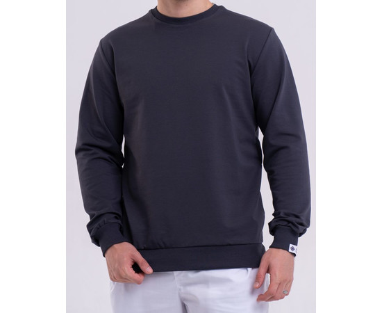 Изображение 4 Медицинский свитшот Нью-Йорк мужской темно-серый р. XL, "БЕЛЫЙ ХАЛАТ" 360-408-758, Размер: XL, Цвет: темно-серый