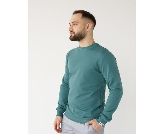 Зображення 2 Медичний світшот Нью-Йорк чоловічий темно-оливковий р. M, "БІЛИЙ ХАЛАТ" 360-483-730, Розмір: M, Цвет: темно-оливковий