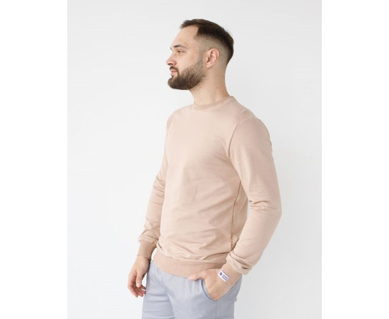 Изображение 2 Медицинский свитшот Нью-Йорк мужской светло-бежевый р. XL, "БЕЛЫЙ ХАЛАТ" 360-494-730m, Размер: XL, Цвет: светло-бежевый