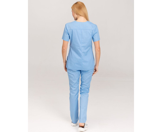 Зображення 2 Жіноча сорочка Топаз світло-блакитна р. 54, "БІЛИЙ ХАЛАТ" 433-436-705, Розмір: 54, Цвет: світло блакитний