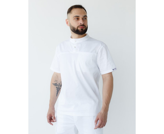 Зображення 2 Медична сорочка чоловіча Денвер біла р. 50, "БІЛИЙ ХАЛАТ" 427-324-679, Розмір: 50, Цвет: білий