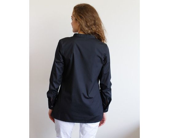 Зображення 2 Медична сорочка жіноча Стефанія чорна р. 40, "БІЛИЙ ХАЛАТ" 402-321-821, Розмір: 40, Цвет: чорний