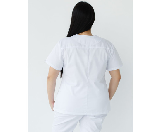 Зображення 2 Сорочка жіноча Топаз біла +SIZE р. 56, "БІЛИЙ ХАЛАТ" 386-324-705, Розмір: 56, Цвет: білий