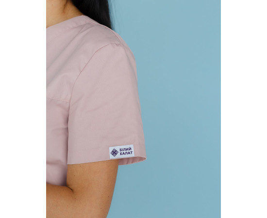 Изображение 3 Медицинская рубашка женская Топаз лиловая р. 42, "БЕЛЫЙ ХАЛАТ" 164-401-705, Размер: 42, Цвет: лиловый