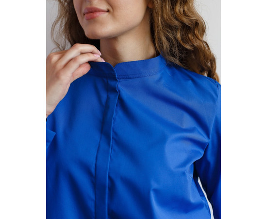 Зображення 4 Жіноча сорочка жіноча Стефанія темно-синя р. 44, "БІЛИЙ ХАЛАТ" 402-406-821, Розмір: 44, Цвет: темно синій