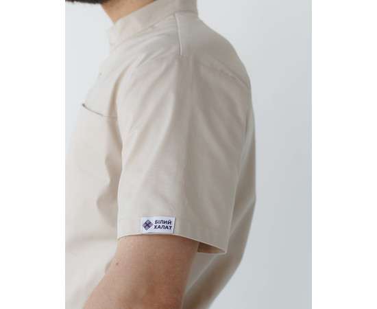 Зображення 5 Медична сорочка чоловіча Денвер кремова р. 50, "БІЛИЙ ХАЛАТ" 427-460-679, Розмір: 50, Цвет: кремовий