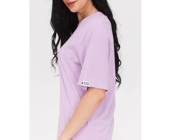Изображение 3 Медицинская футболка-реглан женская лавандовая р. L, "БЕЛЫЙ ХАЛАТ" 348-353-798, Размер: L, Цвет: лавандовый