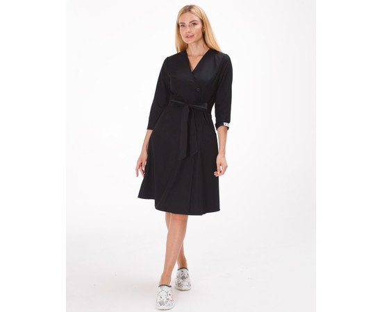 Зображення 7 Медична сукня жіноча Прованс чорна р. 42, "БІЛИЙ ХАЛАТ" 178-321-677, Розмір: 42, Цвет: чорний