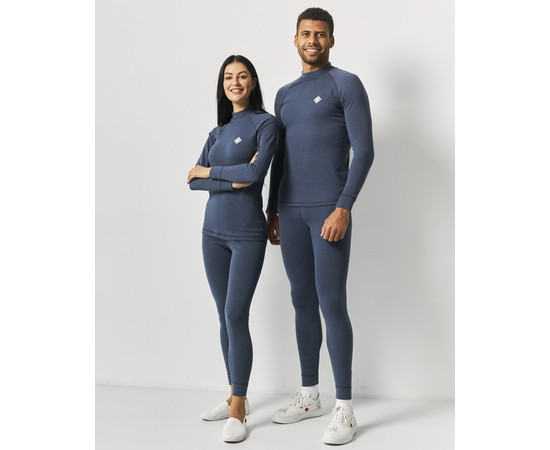 Зображення 2 Термобілизна зимова медична Колорадо синій меланж (унісекс) р. 3XL, "БІЛИЙ ХАЛАТ" 407-482-884, Розмір: 3XL, Цвет: синій меланж