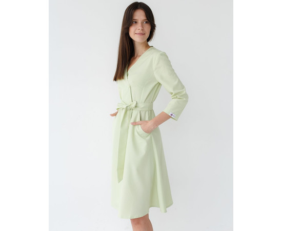 Зображення 3 Медична сукня жіноча Прованс фісташкова р. 42, "БІЛИЙ ХАЛАТ" 178-396-677, Розмір: 42, Цвет: фісташковий