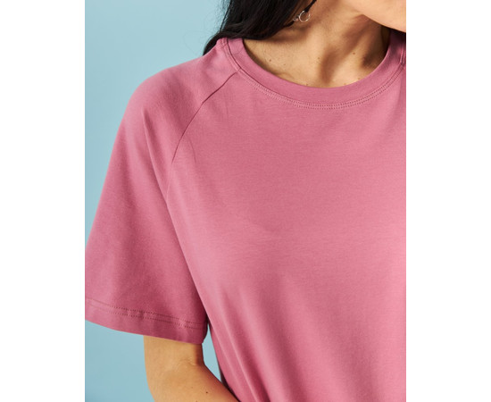 Зображення 3 Жіноча рожево-лілова жіноча футболка-реглан р. L, "БІЛИЙ ХАЛАТ" 348-431-798, Розмір: L, Цвет: рожевий