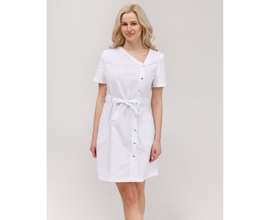 Зображення 3 Туніка жіноча Наомі біла р. 42, "БІЛИЙ ХАЛАТ" 151-324-679, Розмір: 42, Цвет: білий