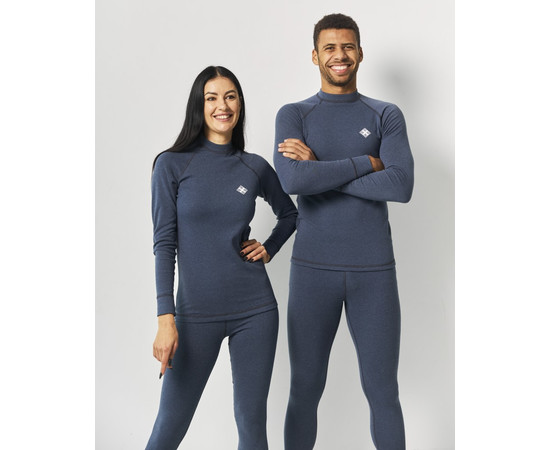 Зображення 3 Термобілизна зимова медична Колорадо синій меланж (унісекс) р. L, "БІЛИЙ ХАЛАТ" 407-482-884, Розмір: L, Цвет: синій меланж