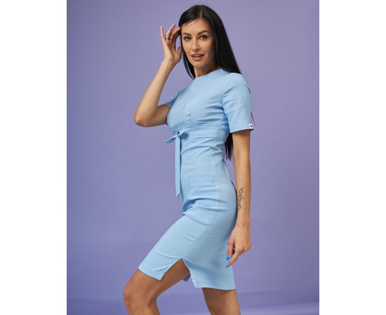 Зображення 3 Медична сукня жіноча Скарлетт блакитне р. 40, "БІЛИЙ ХАЛАТ" 304-333-704, Розмір: 40, Цвет: блакитний