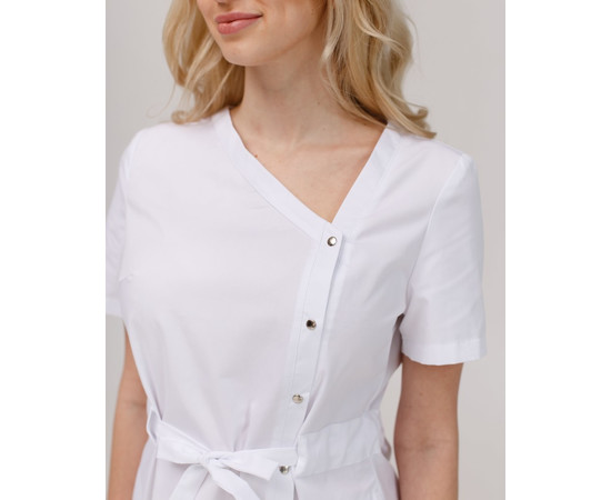 Зображення 4 Туніка жіноча Наомі біла р. 48, "БІЛИЙ ХАЛАТ" 151-324-679, Розмір: 48, Цвет: білий