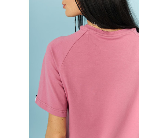 Зображення 4 Жіноча рожево-лілова жіноча футболка-реглан р. L, "БІЛИЙ ХАЛАТ" 348-431-798, Розмір: L, Цвет: рожевий