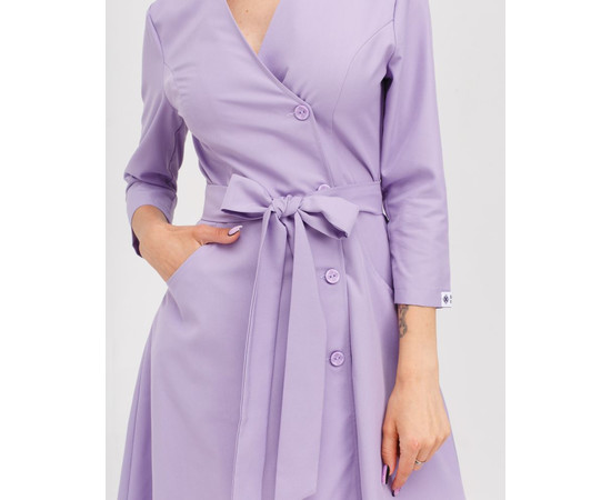 Изображение 4 Медицинское платье женское Прованс лавандовое р. 42, "БЕЛЫЙ ХАЛАТ" 178-353-677, Размер: 42, Цвет: лавандовый