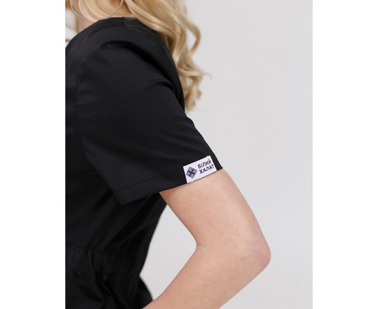 Зображення 5 Туніка жіноча Наомі чорна р. 50, "БІЛИЙ ХАЛАТ" 151-321-679, Розмір: 50, Цвет: чорний