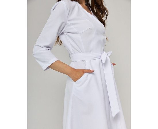 Зображення 5 Медична сукня жіноча Прованс біла р. 40, "БІЛИЙ ХАЛАТ" 178-324-677, Розмір: 40, Цвет: білий