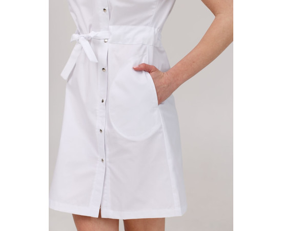 Изображение 6 Медицинская туника женская Наоми белая р. 50, "БЕЛЫЙ ХАЛАТ" 151-324-679, Размер: 50, Цвет: белый