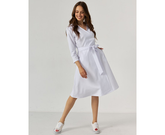 Зображення 6 Медична сукня жіноча Прованс біла р. 40, "БІЛИЙ ХАЛАТ" 178-324-677, Розмір: 40, Цвет: білий