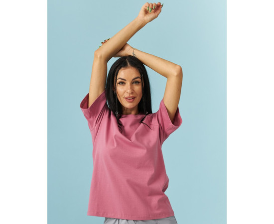 Зображення 7 Жіноча рожево-лілова жіноча футболка-реглан р. L, "БІЛИЙ ХАЛАТ" 348-431-798, Розмір: L, Цвет: рожевий