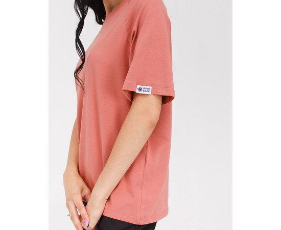 Изображение 4 Медицинская футболка-реглан женская пепельно-розовая р. S, "БЕЛЫЙ ХАЛАТ" 348-374-798, Размер: S, Цвет: розовый