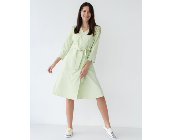 Зображення 8 Медична сукня жіноча Прованс фісташкова р. 40, "БІЛИЙ ХАЛАТ" 178-396-677, Розмір: 40, Цвет: фісташковий