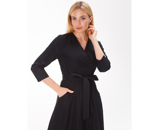 Зображення 5 Медична сукня жіноча Прованс чорна р. 42, "БІЛИЙ ХАЛАТ" 178-321-677, Розмір: 42, Цвет: чорний