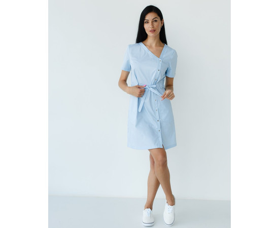 Зображення 9 Медична туніка жіноча Наомі блакитна р. 40, "БІЛИЙ ХАЛАТ" 151-462-679, Розмір: 40, Цвет: лазурный