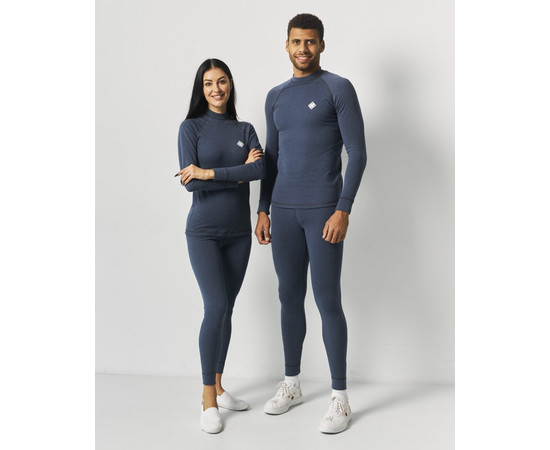 Зображення 10 Термобілизна зимова медична Колорадо синій меланж (унісекс) р. L, "БІЛИЙ ХАЛАТ" 407-482-884, Розмір: L, Цвет: синій меланж