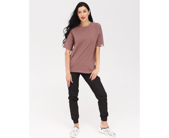 Зображення 5 Футболка-реглан жіноча капучино р. S, "БІЛИЙ ХАЛАТ" 348-424-798, Розмір: S, Цвет: кавовий