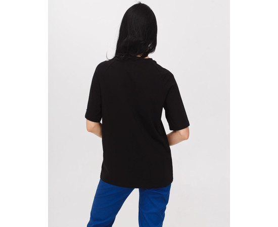 Зображення 2 Футболка-реглан жіноча чорна р. XL, "БІЛИЙ ХАЛАТ" 348-321-798, Розмір: XL, Цвет: чорний