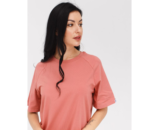 Изображение 3 Медицинская футболка-реглан женская пепельно-розовая р. S, "БЕЛЫЙ ХАЛАТ" 348-374-798, Размер: S, Цвет: розовый