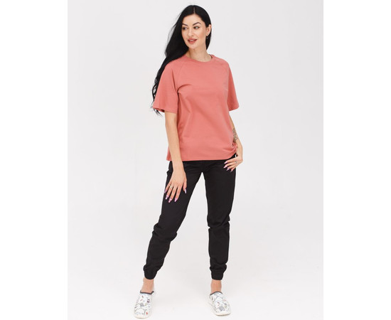 Изображение 5 Медицинская футболка-реглан женская пепельно-розовая р. S, "БЕЛЫЙ ХАЛАТ" 348-374-798, Размер: S, Цвет: розовый