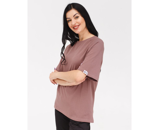 Зображення 4 Футболка-реглан жіноча капучино р. S, "БІЛИЙ ХАЛАТ" 348-424-798, Розмір: S, Цвет: кавовий