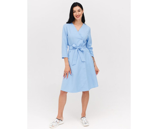 Зображення 7 Медична сукня жіноча Прованс блакитна р. 40, "БІЛИЙ ХАЛАТ" 178-333-677, Розмір: 40, Цвет: блакитний