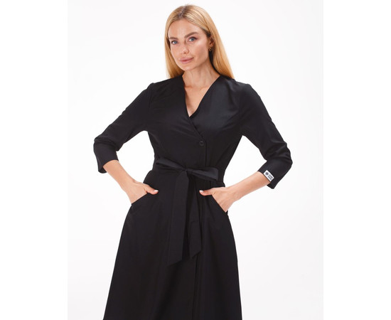 Зображення 2 Медична сукня жіноча Прованс чорна р. 40, "БІЛИЙ ХАЛАТ" 178-321-677, Розмір: 40, Цвет: чорний