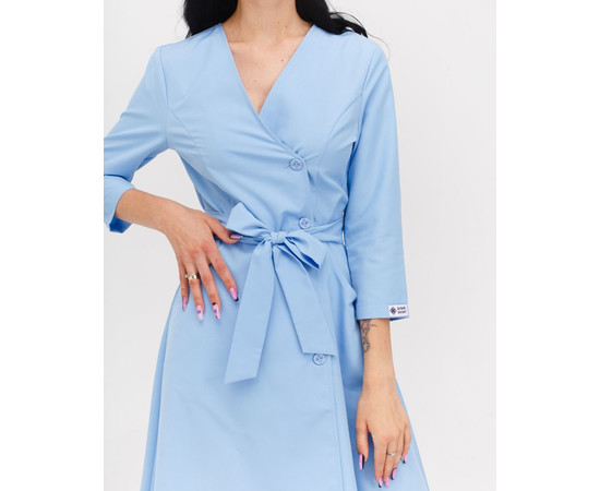 Зображення 4 Медична сукня жіноча Прованс блакитна р. 40, "БІЛИЙ ХАЛАТ" 178-333-677, Розмір: 40, Цвет: блакитний