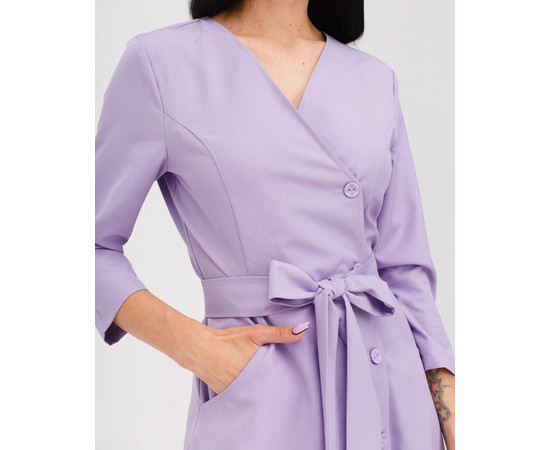 Изображение 5 Медицинское платье женское Прованс лавандовое р. 42, "БЕЛЫЙ ХАЛАТ" 178-353-677, Размер: 42, Цвет: лавандовый