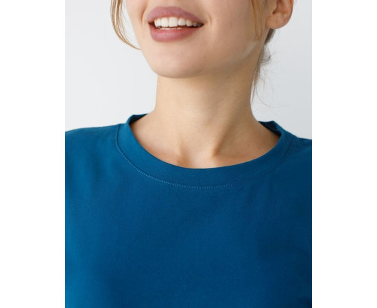 Зображення 6 Футболка жіноча унісекс сапфір р. XS, "БІЛИЙ ХАЛАТ" 453-322-730, Розмір: XS, Цвет: сапфір