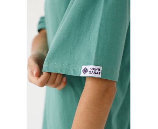 Зображення 7 Дитяча футболка унісекс зелена р. XS, "БІЛИЙ ХАЛАТ" 453-396-730, Розмір: XS, Цвет: зелений