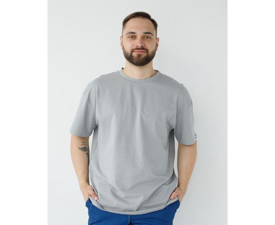 Зображення 3 Медична футболка унісекс світло-серій р. S, "БІЛИЙ ХАЛАТ" 453-419-922, Розмір: S, Цвет: світло сірий