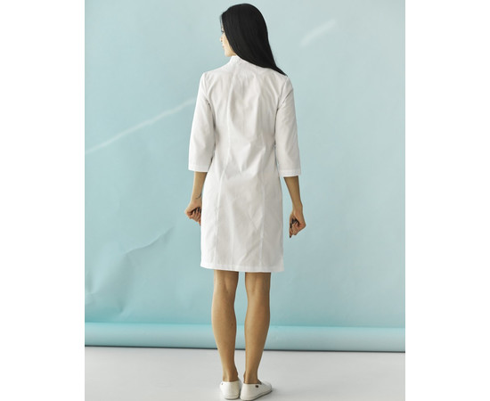 Зображення 3 Медичний халат жіночий Елізабет білий р. 46, "БІЛИЙ ХАЛАТ" 416-324-679, Розмір: 46, Цвет: білий