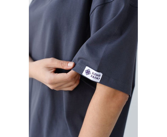 Зображення 6 Медична футболка унісекс графіт р. XL, "БІЛИЙ ХАЛАТ" 453-503-730, Розмір: XL, Цвет: графіт