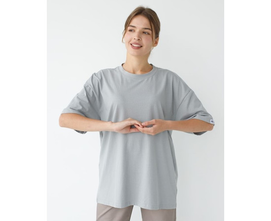 Зображення 2 Медична футболка унісекс світло-серій р. XL, "БІЛИЙ ХАЛАТ" 453-419-922, Розмір: XL, Цвет: світло сірий