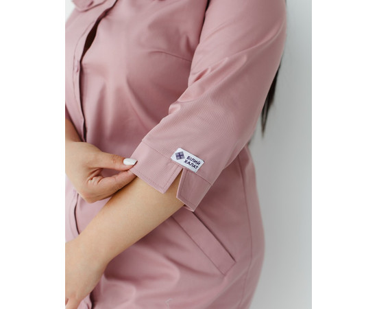 Изображение 6 Медицинский халат женский Валери пепельно-розовый +SIZE р. 50, "БЕЛЫЙ ХАЛАТ" 156-429-677, Размер: 50, Цвет: розовый