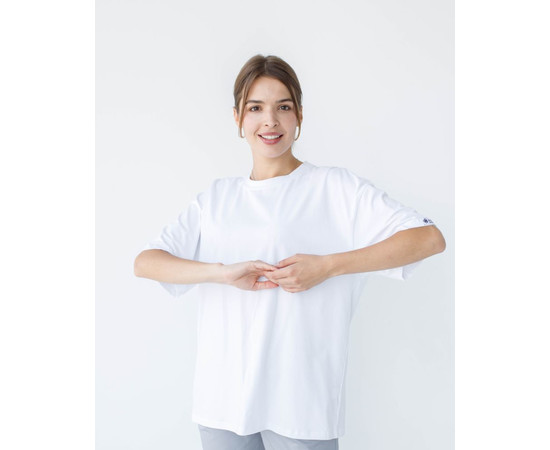 Зображення 2 Дитяча футболка унісекс біла р. L, "БІЛИЙ ХАЛАТ" 453-324-730, Розмір: L, Цвет: білий